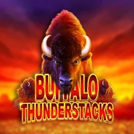 Buffalo Thunderstacks logo by Amatic Industries at Maria CasinoBuffalo Thunderstacks