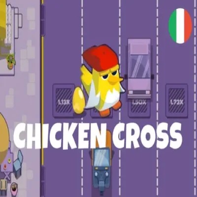 Official Casino Games logo: Chicken Cross by Upgaming at Maria Casino