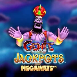 Logo of Genie Jackpots Megaways from Blueprint Gaming at Maria Casino
